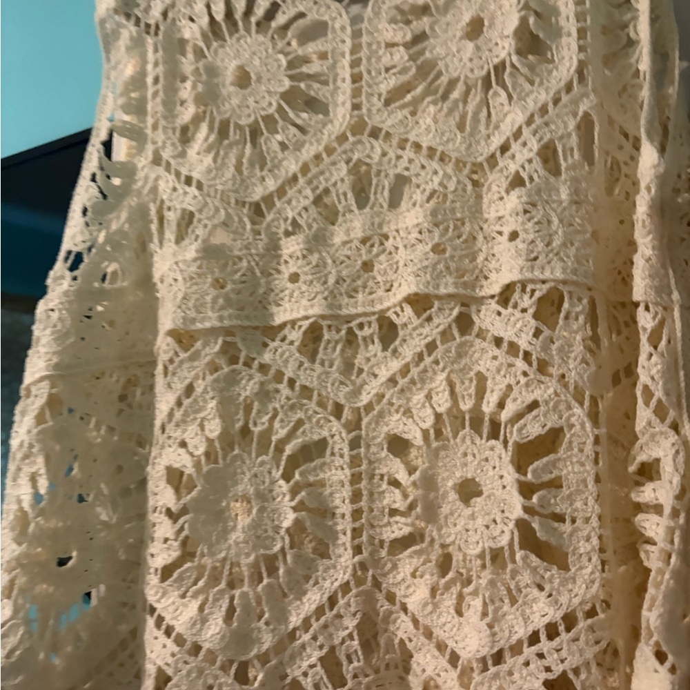 NWOT never worn 2 OSFM crotchet POL tops - Picture 12 of 14